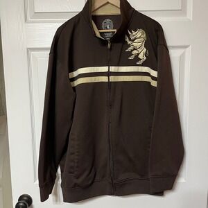 Ecko Unlimited Brown Jacket with Cream Accents